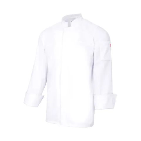 Veste de cuisine stretch col mao — Velilla